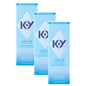 K-Y Liquid Classic Water-Based Personal Lubricant 3 Pack