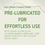 XESSO Ultra Thin Lubricated Condoms 36-Pack