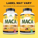 Organic Maca Root – 1900 mg for Energy Boost