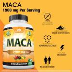 Organic Maca Root – 1900 mg for Energy Boost