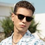 CARFIA Polarized Retro Sunglasses for Men