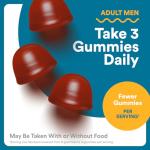 SmartyPants Men's Multivitamin Gummies – Omega 3 Boost