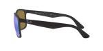 Ray-Ban RB4264 Chromance Square Sunglasses, Matte Black