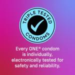 ONE Tattoo Touch Ribbed Latex Condoms - 36 Pack