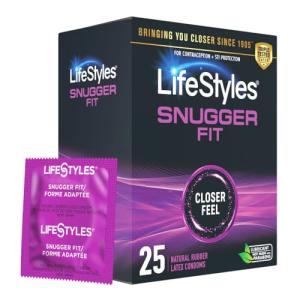 Lifestyles Snugger Fit Latex Condoms Value Pack