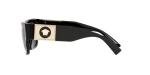 Versace Men's Black Frame Sunglasses with Grey Lenses