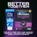 Lifestyles Snugger Fit Latex Condoms Value Pack