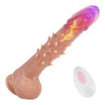 8.7-Inch Realistic Thrusting Silicone Vibrator