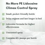 Lidocaine Delay Spray for Men - Last Longer