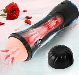 Automatic Male Masturbator with Thrusting and Suction