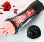 Automatic Male Masturbator with Thrusting and Suction