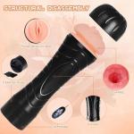 Automatic Male Masturbator with Thrusting and Suction