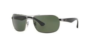 Ray-Ban RB3492 Gunmetal Green Polarized Sunglasses