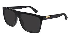 Gucci GG 0748 Sunglasses in Black/Grey for Men