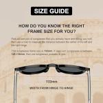 CARFIA Men's Retro Polarized Sunglasses with UV Protection