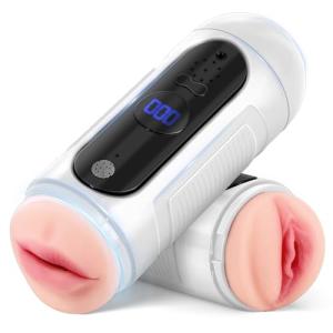 Hands-Free Male Masturbator with Vibrating Action