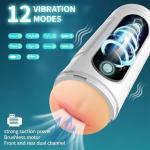 Hands-Free Male Masturbator with Vibrating Action
