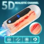 Hands-Free Male Masturbator with Vibrating Action