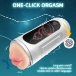 Hands-Free Male Masturbator with Vibrating Action