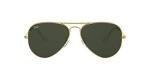 Ray-Ban Classic Gold Black Aviator Sunglasses 58mm