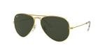Ray-Ban Classic Gold Black Aviator Sunglasses 58mm