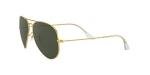 Ray-Ban Classic Gold Black Aviator Sunglasses 58mm