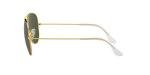 Ray-Ban Classic Gold Black Aviator Sunglasses 58mm