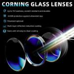 Blue Mirrored Polarized Sunglasses for Men