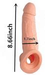 Men's Reusable Girth Extension Sleeve - Flesh
