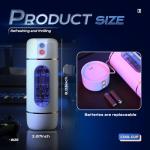 Hands-Free Electric Male Masturbator Machine (White)