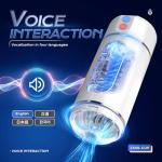 Hands-Free Electric Male Masturbator Machine (White)