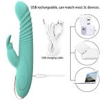 Silent Silicone Rabbit Ears Pleasure Toy Set