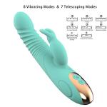 Silent Silicone Rabbit Ears Pleasure Toy Set