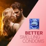 Durex Extra Thin Wild Strawberry Flavored Condoms