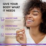 Biotin and Collagen Hair Growth Supplement - 60 Capsules