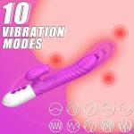 Rechargeable Waterproof Pleasure Toy with Heating Function