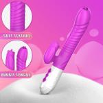 Rechargeable Waterproof Pleasure Toy with Heating Function