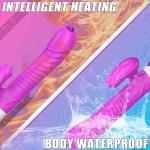 Rechargeable Waterproof Pleasure Toy with Heating Function