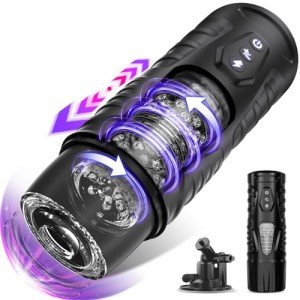 Automatic Male Masturbator with 7 Modes and Base