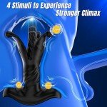 BEISAR Prostate Massager with Remote Control Vibrations