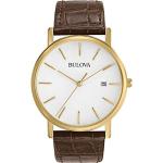 Bulova Men's Classic Quartz Leather Strap Watch