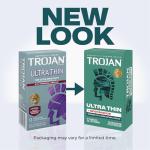 TROJAN Ultra Thin Spermicidal Condoms, 12 Pack