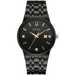 Bulova Men's Black Ion-Plated Quartz Watch