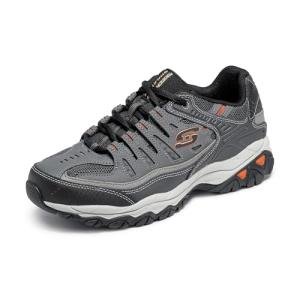Skechers Men's Afterburn Fashion Sneakers - Charcoal/Gray