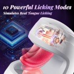 Men's Masturbator with 10 Thrusting & Licking Modes