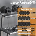Adjustable Dumbbell Set for Home Workouts