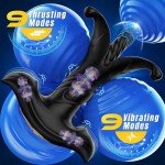 BEISAR Prostate Massager with Remote Control Vibrations
