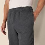 Men's Fleece Open Bottom Sweatpants - Charcoal Heather