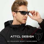 ATTCL Men's Polarized Sports Sunglasses - Lightweight UV Protection