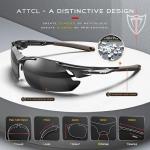 ATTCL Men's Polarized Sports Sunglasses - Lightweight UV Protection